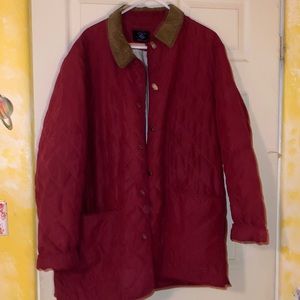Joseph Abbound Red Quilted Jacket